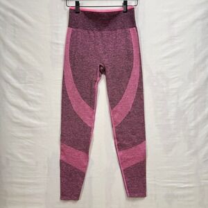 PINK Victoria's Secret Seamless Leggings Womens Small Pink Marl High Rise Active